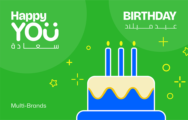 HappyYOU Birthday Card