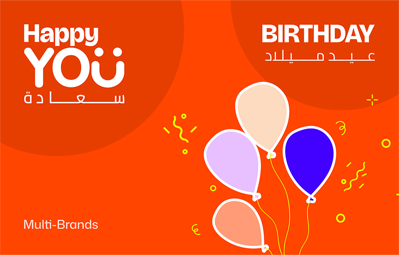 HappyYOU Birthday Card