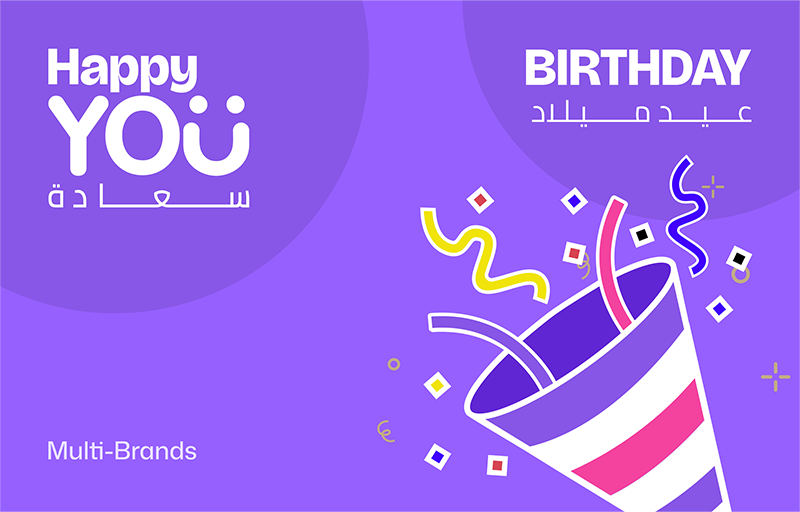 HappyYOU Birthday Card